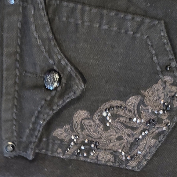 Code Bleu jeans, Black jeans, Size 4 (26) - Picture 4 of 10